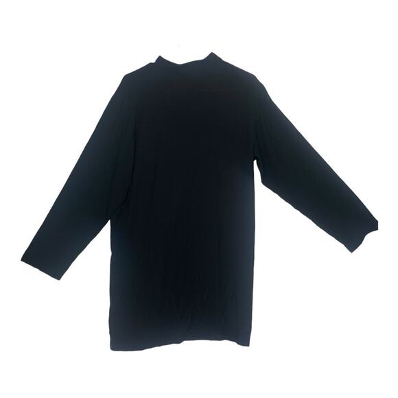 Eileen Fisher women's small medium black silk two piece set top bottoms - Picture 4 of 15